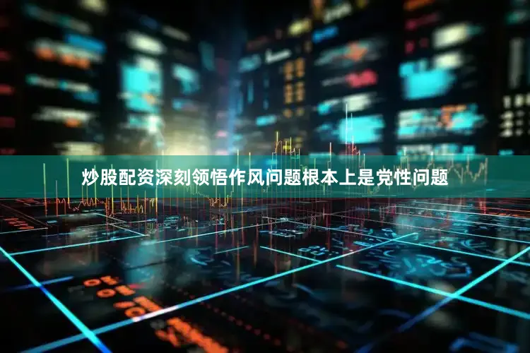 炒股配资深刻领悟作风问题根本上是党性问题
